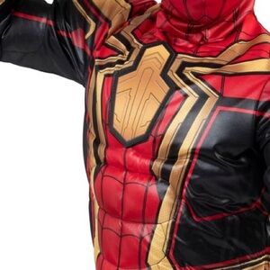 Kids' Marvel Spider-Man Light Up Costume Jumpsuit with Mask Size 10-12.Used once